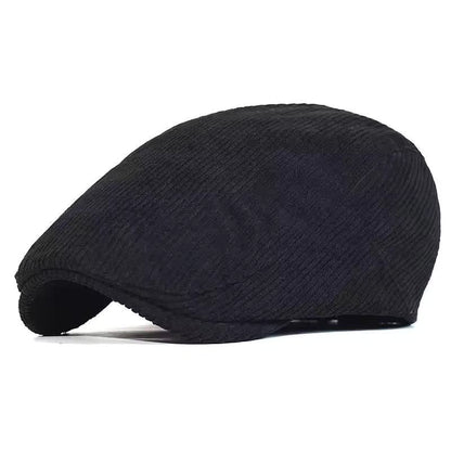 Roarke Fine Wale Corduroy Flat Cap_1