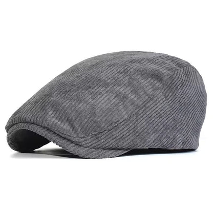 Roarke Fine Wale Corduroy Flat Cap_3