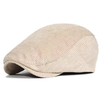 Roarke Fine Wale Corduroy Flat Cap