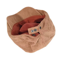 Roarke Fine Wale Corduroy Flat Cap