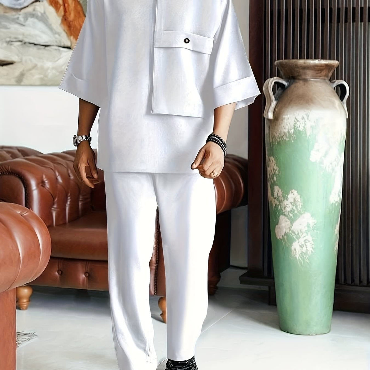 Mostyn Oversized Shirt and Trousers Set