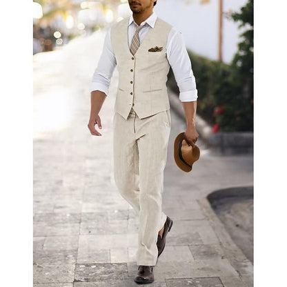 Galvin Tailored Waistcoat And Trousers Set_3
