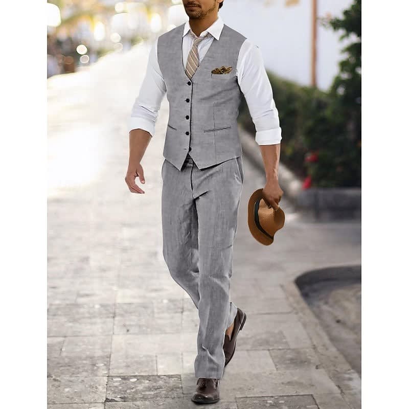 Galvin Tailored Waistcoat And Trousers Set_4