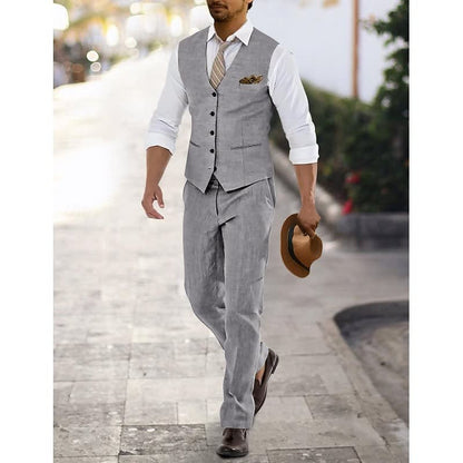 Galvin Tailored Waistcoat And Trousers Set_4