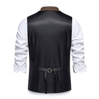 Denton Herringbone Tweed Double Breasted Waistcoat