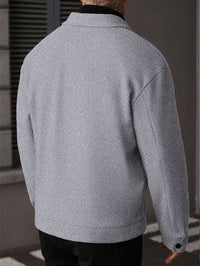 Dixon Brushed Flap Pocket Overshirt Jacket