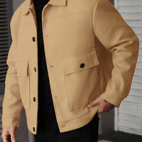 Dixon Brushed Flap Pocket Overshirt Jacket