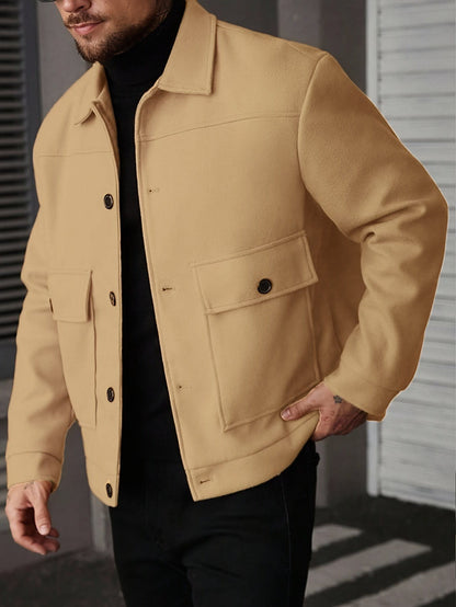 Dixon Brushed Flap Pocket Overshirt Jacket_15