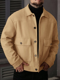 Dixon Brushed Flap Pocket Overshirt Jacket