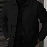 Dixon Brushed Flap Pocket Overshirt Jacket