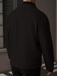 Dixon Brushed Flap Pocket Overshirt Jacket