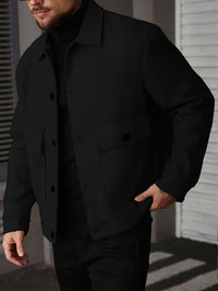 Dixon Brushed Flap Pocket Overshirt Jacket