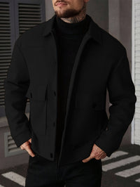 Dixon Brushed Flap Pocket Overshirt Jacket