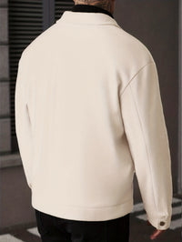 Dixon Brushed Flap Pocket Overshirt Jacket