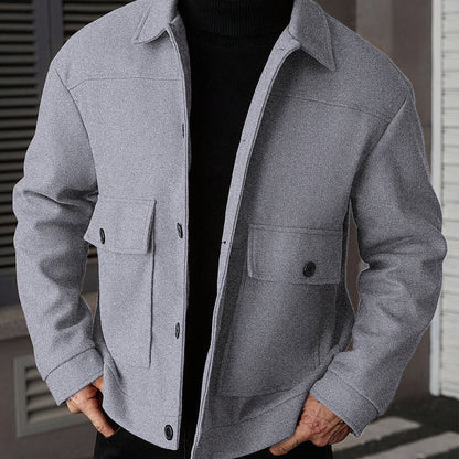Dixon Brushed Flap Pocket Overshirt Jacket_7