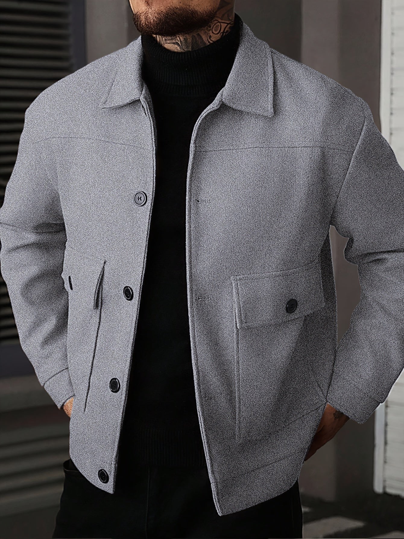 Dixon Brushed Flap Pocket Overshirt Jacket_8