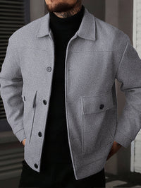 Dixon Brushed Flap Pocket Overshirt Jacket