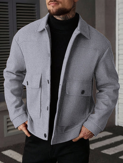 Dixon Brushed Flap Pocket Overshirt Jacket_9