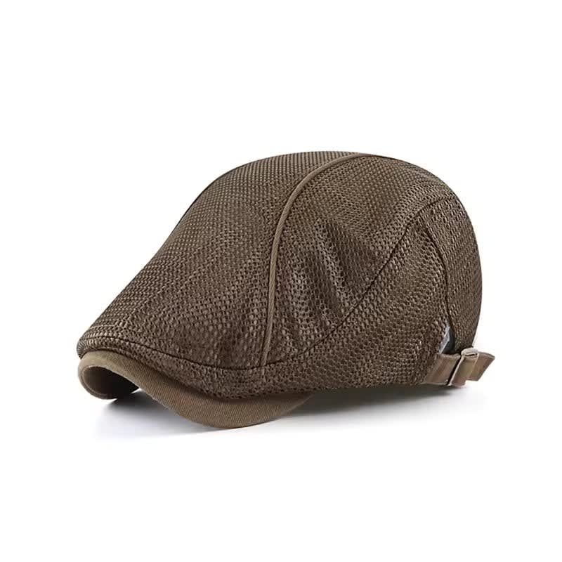 Connell Open Mesh Flat Cap