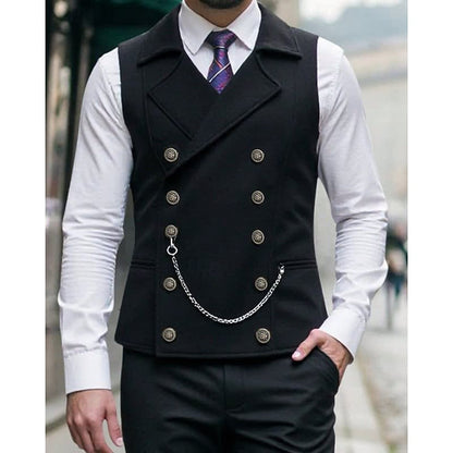 Gardner Double Breasted Peak Lapel Waistcoat_1