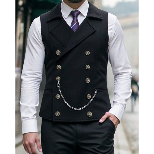 Gardner Double Breasted Peak Lapel Waistcoat_1