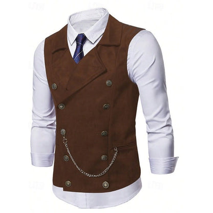Gardner Double Breasted Peak Lapel Waistcoat_10