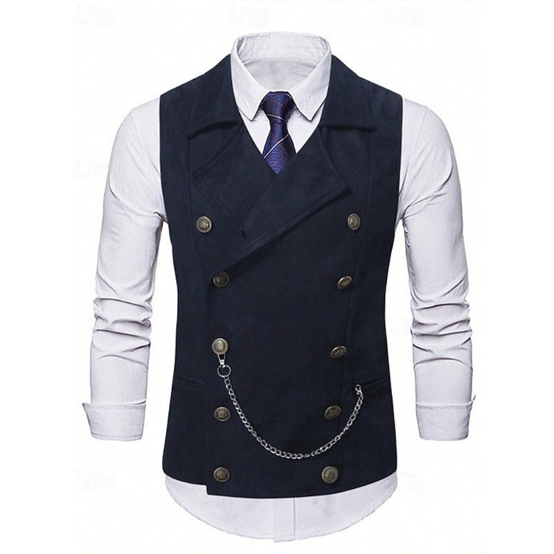 Gardner Double Breasted Peak Lapel Waistcoat