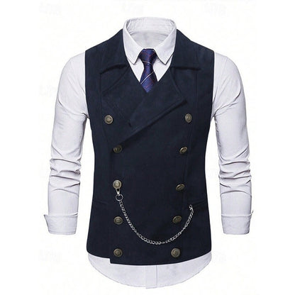 Gardner Double Breasted Peak Lapel Waistcoat_11