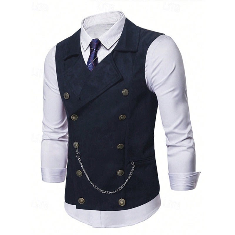 Gardner Double Breasted Peak Lapel Waistcoat