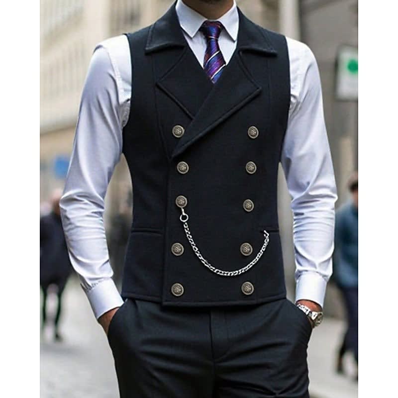 Gardner Double Breasted Peak Lapel Waistcoat