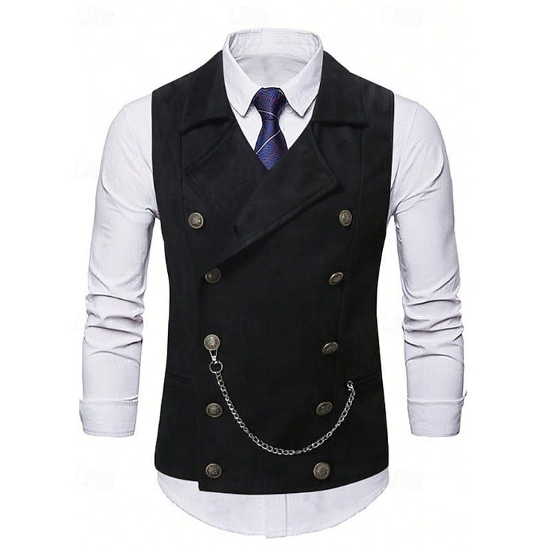 Gardner Double Breasted Peak Lapel Waistcoat