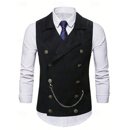 Gardner Double Breasted Peak Lapel Waistcoat_5