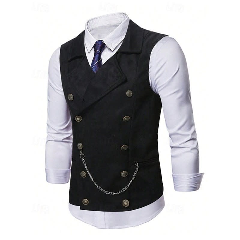 Gardner Double Breasted Peak Lapel Waistcoat