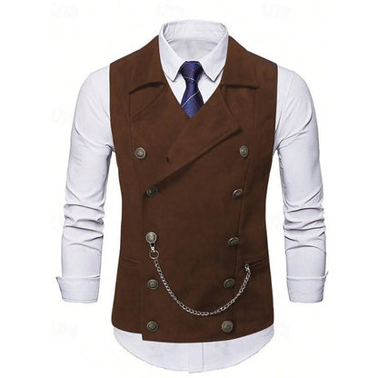 Gardner Double Breasted Peak Lapel Waistcoat_8