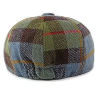 Quade Patchwork Check Flat Cap