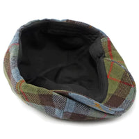 Quade Patchwork Check Flat Cap