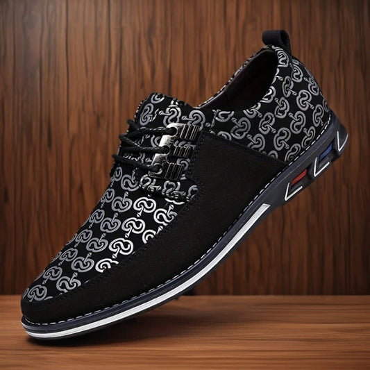 Marcel Printed Lace Up Sneakers_1