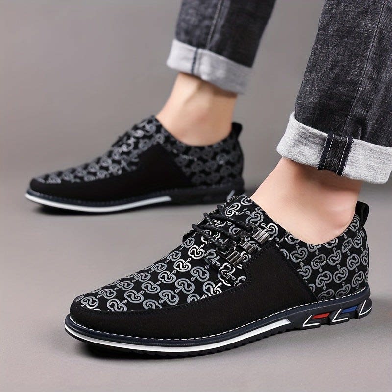 Marcel Printed Lace Up Sneakers