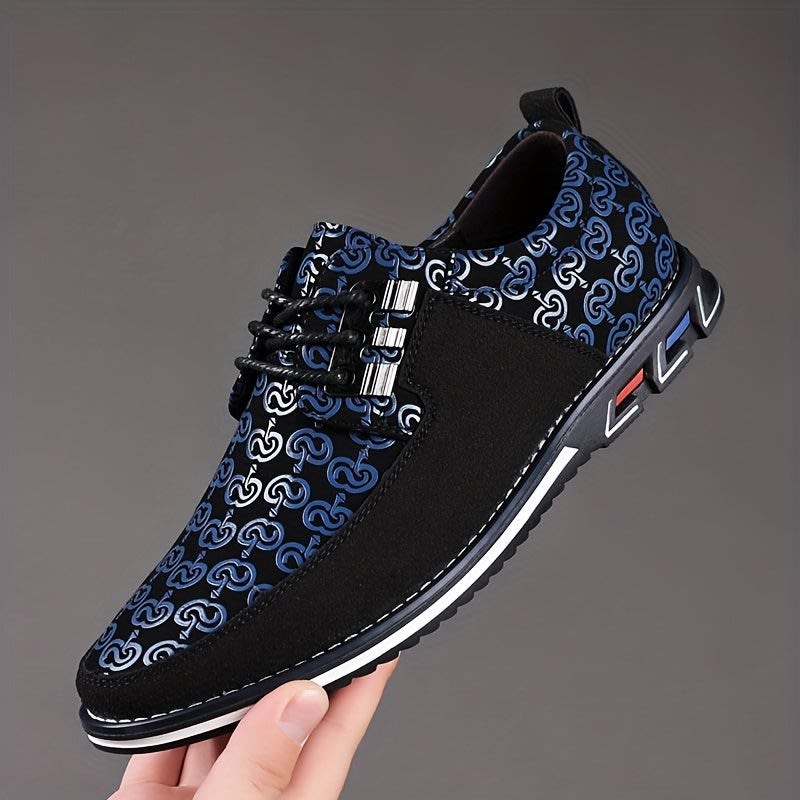 Marcel Printed Lace Up Sneakers