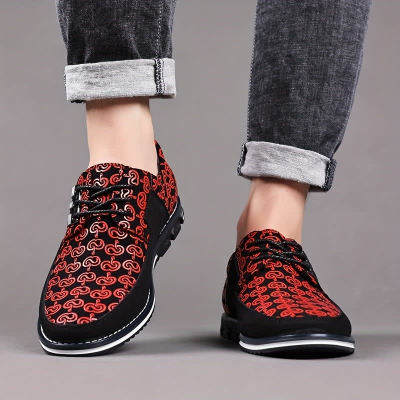 Marcel Printed Lace Up Sneakers