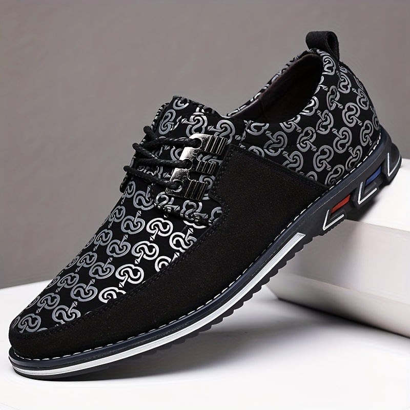 Marcel Printed Lace Up Sneakers