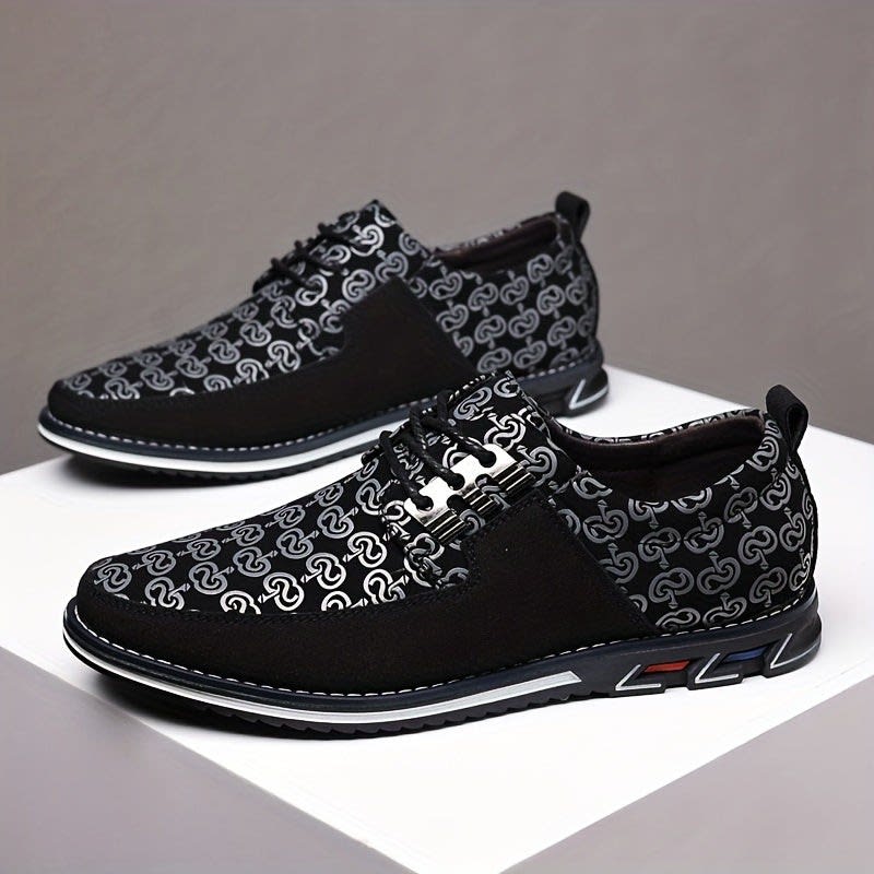 Marcel Printed Lace Up Sneakers