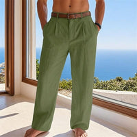 Bishop Pleated Front Summer Trousers