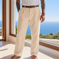 Bishop Pleated Front Summer Trousers