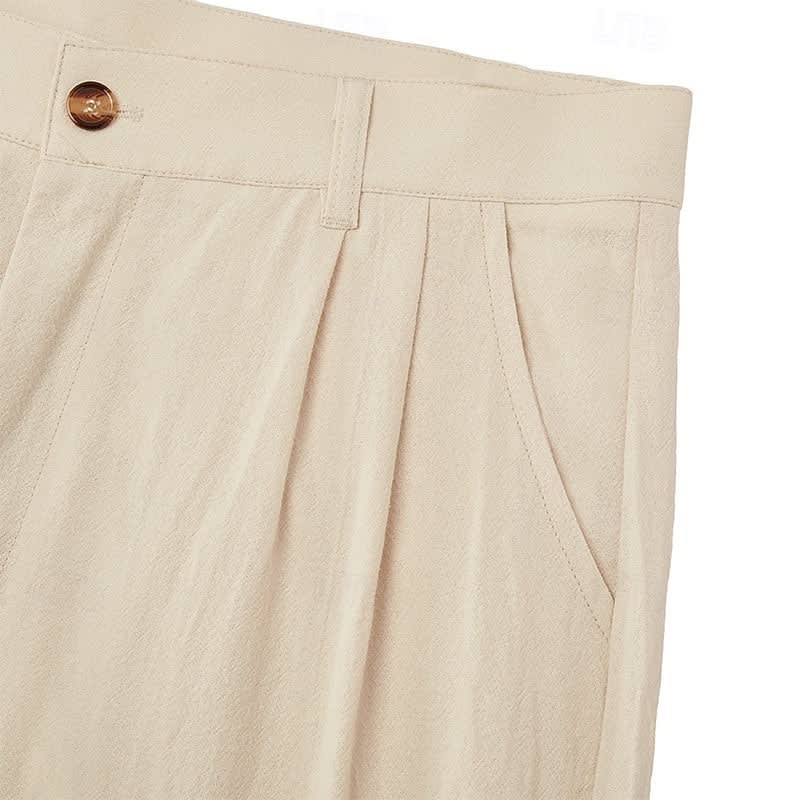 Bishop Pleated Front Summer Trousers