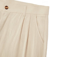 Bishop Pleated Front Summer Trousers