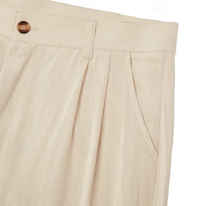 Bishop Pleated Front Summer Trousers_6