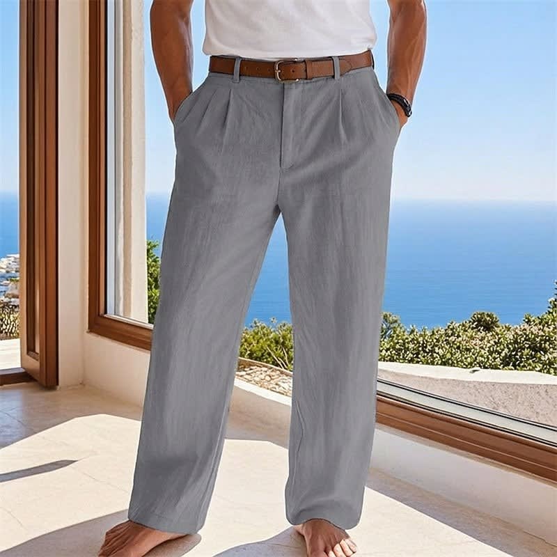 Bishop Pleated Front Summer Trousers