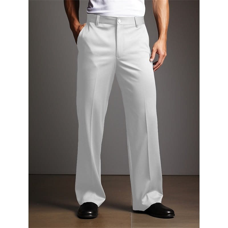 Hughes Flat Front Straight Leg Trousers