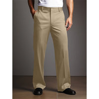 Hughes Flat Front Straight Leg Trousers